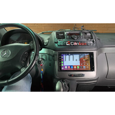 Mercedes A-klasse (W169), B-klasse (W245), Vito 2 (W639), Vito 3 (W447), Viano (W639) 2006-2018 (глянцевая) Canbox H-Line 3792-9148 на Android 10 (4G-SIM, 4/64, DSP, QLed)