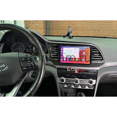 Hyundai Elantra 6 (AD) 2018-2020 (черная) Canbox M-Line 4544-9207 на Android 10 (4G-SIM, 2/32, DSP, QLed)