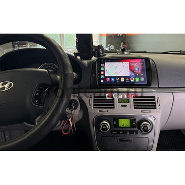 Hyundai Sonata 5 (NF) 2004-2007 (черная) Canbox H-Line 7822-9259 на Android 10 (4G-SIM, 4/32, DSP, IPS) С крутилками