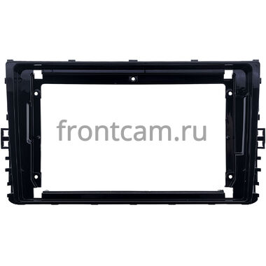 Рамка RM-9299 под магнитолу 9 дюймов для Volkswagen Passat B8, Tiguan 2, Teramont, Jetta 7, Arteon, Transporter T6, Caravelle T6, Multivan T6 2014-2024 / Skoda Kamiq 2018-2024