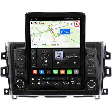 Nissan Navara (Frontier) 4 (D23) 2014-2026 Canbox GTR095-10-1116 на Android 10 (QLed, 4/64, DSP, CarPlay)