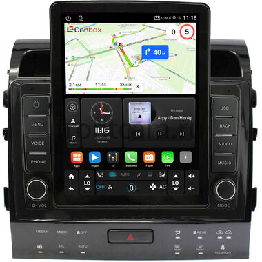 Toyota Land Cruiser 200 2007-2015 для авто с Navi (Тип ABC) Canbox GTR095-10-1745 на Android 10 (QLed, 4/64, DSP, CarPlay)