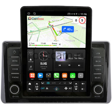 Nissan Almera (N16), Sentra 5 (B15) 1999-2006 Canbox GTR095-10-1210 на Android 10 (QLed, 4/64, DSP, CarPlay)