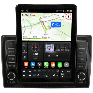 Fiat 500L 2012-2017 Canbox GTR095-10-1323 на Android 10 (QLed, 4/64, DSP, CarPlay)