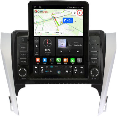 Toyota Camry XV50 2011-2014 Canbox GTR095-10-169-1 на Android 10 (QLed, 4/64, DSP, CarPlay) (для авто с камерой, JBL)