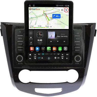 Nissan Qashqai 2, X-Trail (T32) 2013-2022 (авто без климат-контроля) Canbox GTR095-10-2634 на Android 10 (QLed, 4/64, DSP, CarPlay)