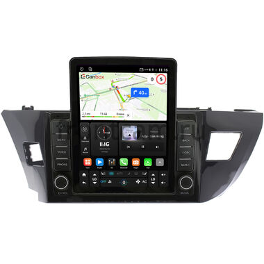 Toyota Corolla (E160, E170) 2012-2016 Canbox GTR095-1026 на Android 10 (QLed, 4/64, DSP, CarPlay) (для авто с камерой)
