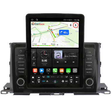 Toyota Highlander 3 (U50) 2013-2019 Canbox GTR095-1035 на Android 10 (QLed, 4/64, DSP, CarPlay)