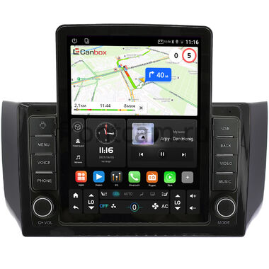 Nissan Sentra 7 (B17), Tiida 2 2012-2019 (для авто с Navi) Canbox GTR095-1046 на Android 10 (QLed, 4/64, DSP, CarPlay)