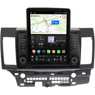 Mitsubishi Lancer 10 2007-2017 (для авто с Rockford) Canbox GTR095-1047 на Android 10 (QLed, 4/64, DSP, CarPlay)