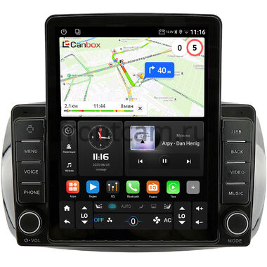 Smart Fortwo 3, Forfour 2 2014-2024 (для авто без цветного дисплея) Canbox GTR095-9-019 на Android 10 (QLed, 4/64, DSP, CarPlay)