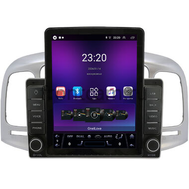 Hyundai Verna (2005-2010) OEM GT095-9-069 на Android 10 (2/16, DSP, Tesla)