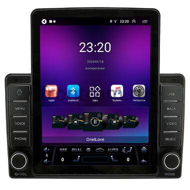 Peugeot 207, 307, Expert 2 (черная) OEM RS095-9-091 на Android 10 (1/16, DSP, Tesla)