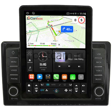 Toyota Hilux 8 2015-2024 (100*200mm, матовая) Canbox GTR095-9-1150 на Android 10 (QLed, 4/64, DSP, CarPlay)