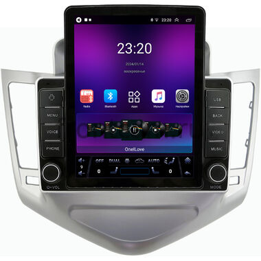 Chevrolet Cruze (2008-2012) (серебро) OEM RS095-9-1284 на Android 10 (1/16, DSP, Tesla)
