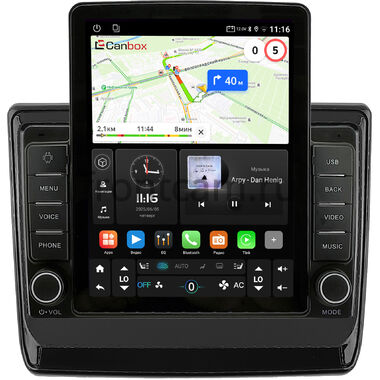 Isuzu D-Max 3 2019-2026, MU-X 2 2020-2024 (черный глянец) Canbox GTR095-9-1335 на Android 10 (QLed, 4/64, DSP, CarPlay)
