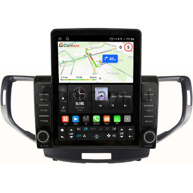 Honda Accord 8 2007-2015 Canbox GTR095-9-1358 на Android 10 (QLed, 4/64, DSP, CarPlay)