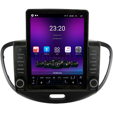 Hyundai i10 (2007-2013) OEM GT095-9-143 на Android 10 (2/16, DSP, Tesla)