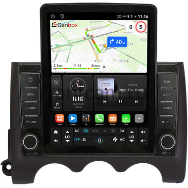Mitsubishi Pajero Mini 2 2008-2012 Canbox GTR095-9-1737 на Android 10 (QLed, 4/64, DSP, CarPlay)