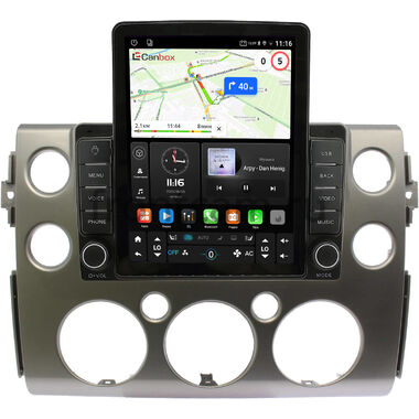 Toyota FJ Cruiser 2006-2022 (серебро) Canbox GTR095-9-189 на Android 10 (QLed, 4/64, DSP, CarPlay)