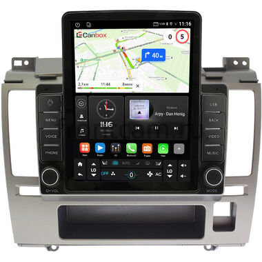 Nissan Tiida Latio 2004-2013 (серая, правый руль) Canbox GTR095-9-209 на Android 10 (QLed, 4/64, DSP, CarPlay)