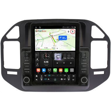 Mitsubishi Pajero 3, Montero 3 1999-2006 (черная) Canbox GTR095-9-266 на Android 10 (QLed, 4/64, DSP, CarPlay)