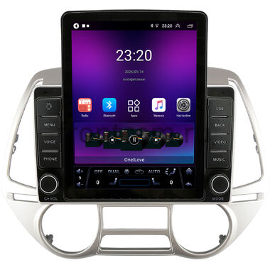 Hyundai i20 (2008-2012) (с климат-контролем) OEM RS095-9-677 на Android 10 (1/16, DSP, Tesla)
