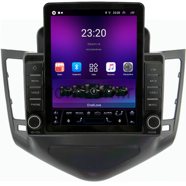 Chevrolet Cruze (2008-2012) (черная) OEM RS095-9010 на Android 10 (1/16, DSP, Tesla)