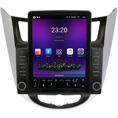 Hyundai Solaris, Accent 4 (2010-2019) OEM GT095-9027 на Android 10 (2/16, DSP, Tesla)