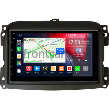 Fiat 500 2 2015-2022 Canbox L-Line 4476-RP-0872-522 на Android 10 (4G-SIM, 3/32, TS18, DSP, QLed) (173х98)