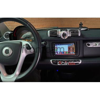 Smart Fortwo 2 2011-2015 Canbox H-Line 4479-RP-11-358-405 на Android 10 (4G-SIM, 8/128, DSP, QLed)
