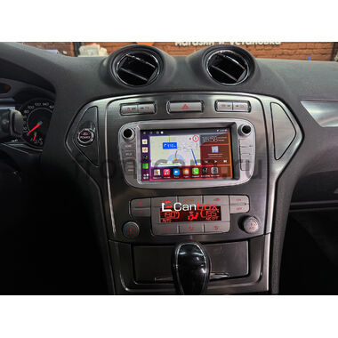 Ford Focus 2, C-MAX, Mondeo 4, S-MAX, Galaxy 2, Tourneo Connect 2006-2015 (серебристый) Canbox H-Line 4479-RP-2051-486 на Android 10 (4G-SIM, 8/128, DSP, QLed)