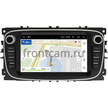 Ford Focus 2, C-MAX, Mondeo 4, S-MAX, Galaxy 2, Tourneo Connect (2006-2015) (черный) OEM 2/16 на Android 10 (GT7-RP-2052-487)