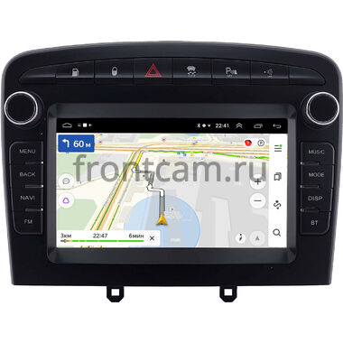 Peugeot 308, 408, RCZ 2007-2022 (черная, Тип 2) OEM 2/16 на Android 10 (GT7-RP-2152-505)