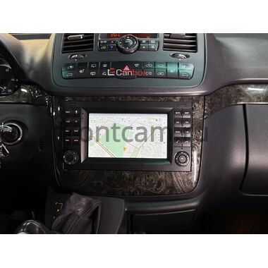 Mercedes A-klasse (W169), B-klasse (W245), Vito 2 (W639), Vito 3 (W447), Viano (W639) 2006-2018 (Вид 2, оранжевая подсветка клавиш) Canbox H-Line 4479-RP-6500-503 на Android 10 (4G-SIM, 8/128, DSP, QLed)
