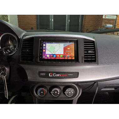 Mitsubishi Lancer X 2007-2018 Canbox H-Line 6515-RP-MMLNB-49 на Android 14 (4G-SIM, 8/128, DSP, IPS)