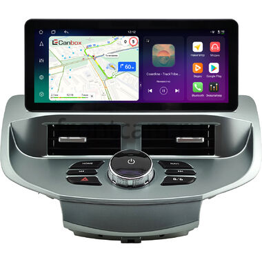 Ford Fiesta (Mk6) 2008-2019 (серебряная) 10.25 дюйма Canbox PRO-Line 4314-0558 на Android 13 (4G-SIM, 8/256, DSP, QLed) Audi Style