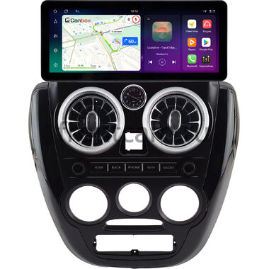 Lada Granta, Granta Sport 2011-2018, ВИС 2349 2013-2017 (черная, матовая) 10.25 дюйма Canbox PRO-Line 4314-0873 на Android 13 (4G-SIM, 8/256, DSP, QLed) Audi Style