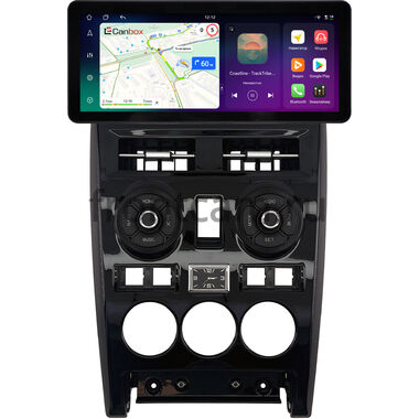 Lada Priora 2007-2013 (черная, глянцевая) 10.25 дюйма Canbox PRO-Line 4314-1632 на Android 13 (4G-SIM, 8/256, DSP, QLed) Audi Style