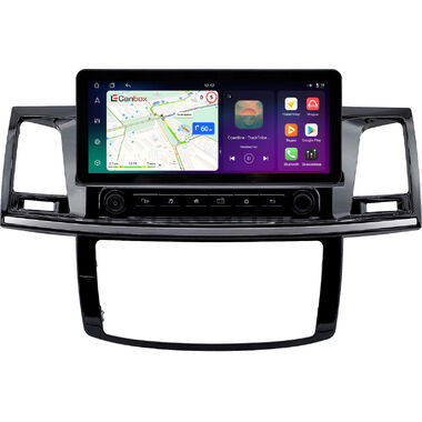 Toyota Fortuner, Hilux 7 2004-2015 (с кондиционером или климат-контролем) 10.25 дюйма Canbox PRO-Line 4314-1950 на Android 13 (4G-SIM, 8/256, DSP, QLed) Audi Style