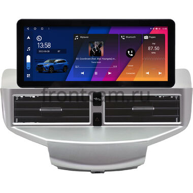 Ford Fiesta (Mk6) 2008-2019 (серебристая) 10.25 дюйма Canbox H-Line 8811-0031 на Android 14 (4G-SIM, 6/128, DSP, QLed) Audi Style