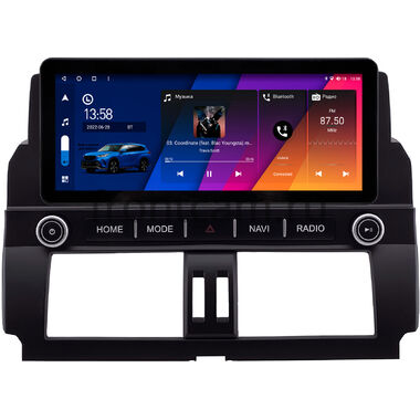 Toyota Land Cruiser Prado 150 2013-2017 (Тип 2) 10.25 дюйма Canbox PRO-Line 4314-0074 на Android 13 (4G-SIM, 8/256, DSP, QLed) Audi Style