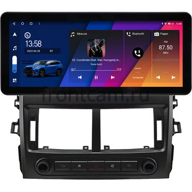 Toyota Corolla (E150) 2006-2013 10.25 дюйма Canbox GT-4025-0516 на Android 10 (CarPlay, 2/32, DSP, QLed) Audi Style