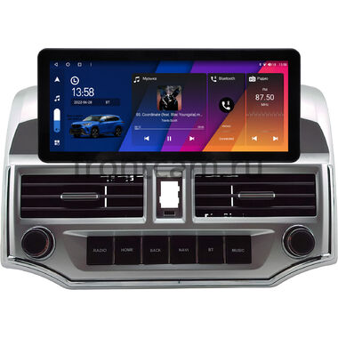 Toyota 4Runner 5 2009-2024 10.25 дюйма Canbox H-Line 7820-0523 на Android 10 (4G-SIM, 6/128, DSP, QLed) Audi Style
