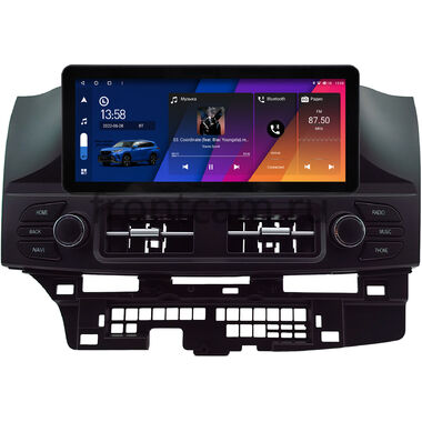 Mitsubishi Lancer 10 2007-2017 10.25 дюйма Canbox H-Line 7820-0525 на Android 10 (4G-SIM, 6/128, DSP, QLed) Audi Style