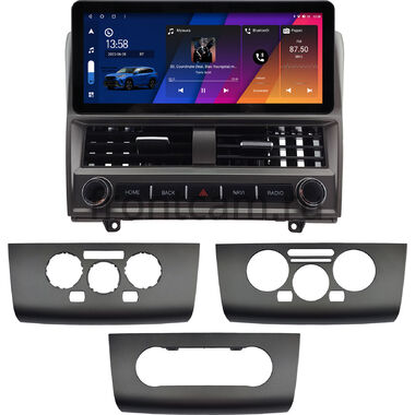 Nissan Tiida 2004-2013 (Тип 2, цвет графит) 10.25 дюйма Canbox H-Line 7820-0582 на Android 10 (4G-SIM, 6/128, DSP, QLed) Audi Style