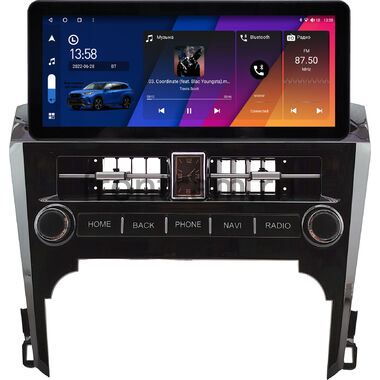 Toyota Camry XV50 2011-2014 10.25 дюйма Canbox H-Line 7820-0616 на Android 10 (4G-SIM, 6/128, DSP, QLed) Audi Style