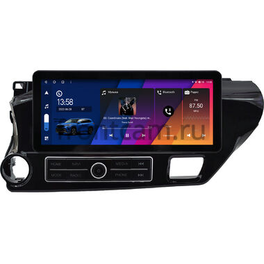 Toyota Hilux 8 2015-2026 (для авто без усилителя, левый руль) 10.25 дюйма Canbox H-Line 7820-0727 на Android 10 (4G-SIM, 6/128, DSP, QLed) Audi Style