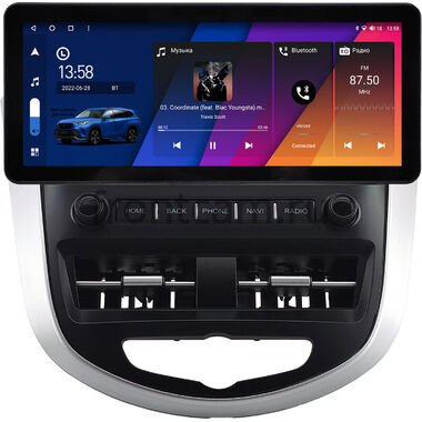 Hyundai Solaris, Accent 4 2010-2019 10.25 дюйма Canbox H-Line 7820-0781 на Android 10 (4G-SIM, 6/128, DSP, QLed) Audi Style
