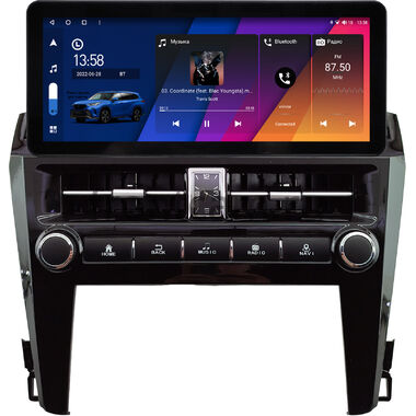Toyota Camry XV55 2014-2018 10.25 дюйма Canbox M-Line 7715-0823 на Android 10 (4G-SIM, 4/64, DSP, QLed) Audi Style